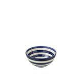 Bol J-Line Grenada en céramique, blanc et bleu, Ø 14 cm