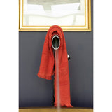 Drap de bain uni Zoé Brique 100 x 180