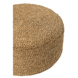 Pouf Rond Jonc de Mer Naturel - détail du matériau