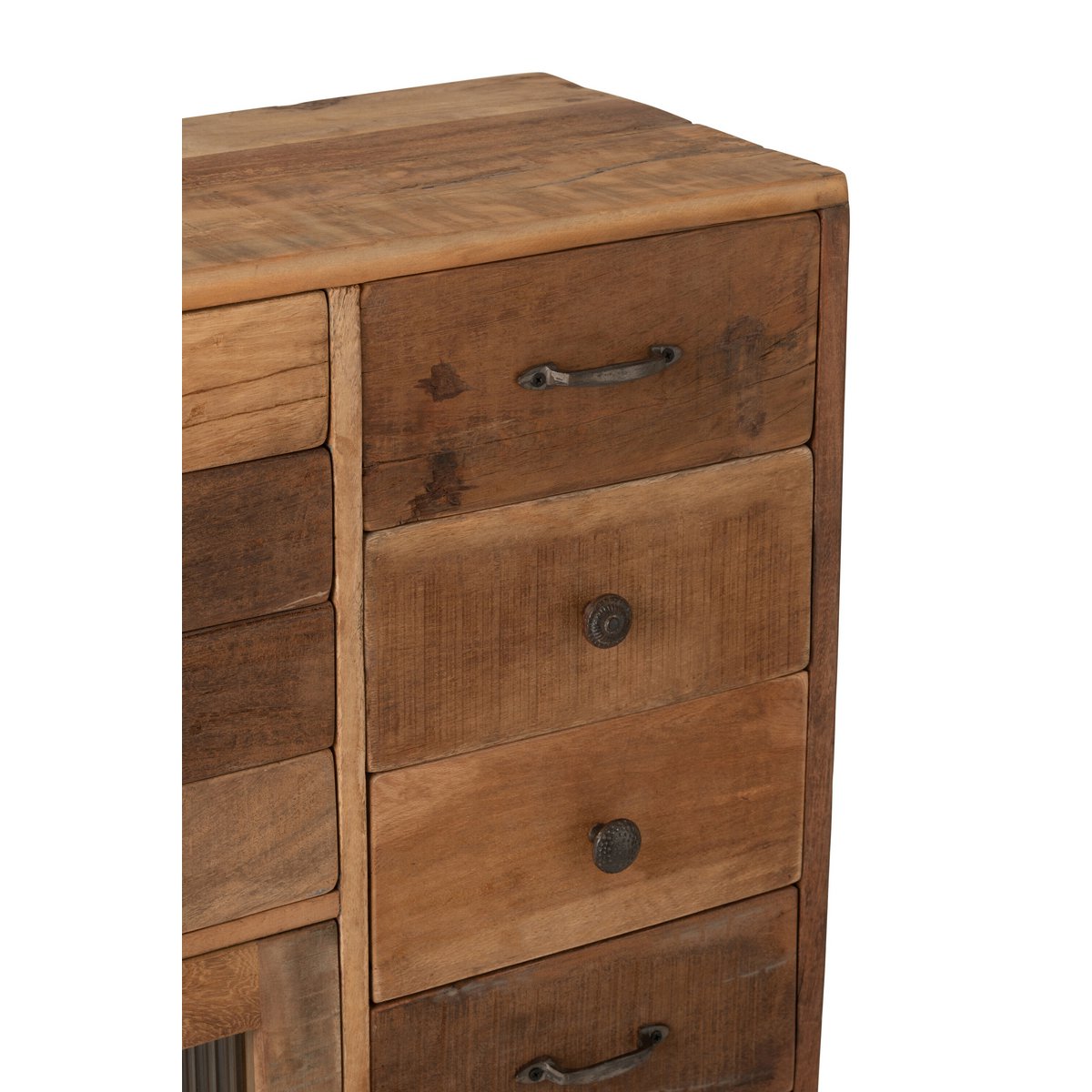 Armoire rétro J-Line dans un salon élégant, ambiance vintage