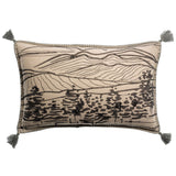 Coussin brodé Dusko Thym 40 x 65