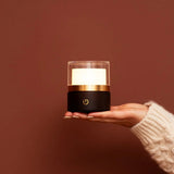 Lampe rechargeable Leo marron foncé