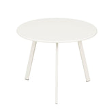 Table d'appoint d'extérieur Seattle Blanc