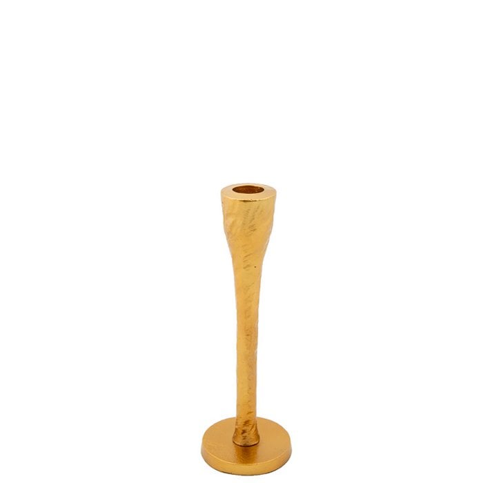 Bougeoir Dex S or antique - vue de face, finition brillante