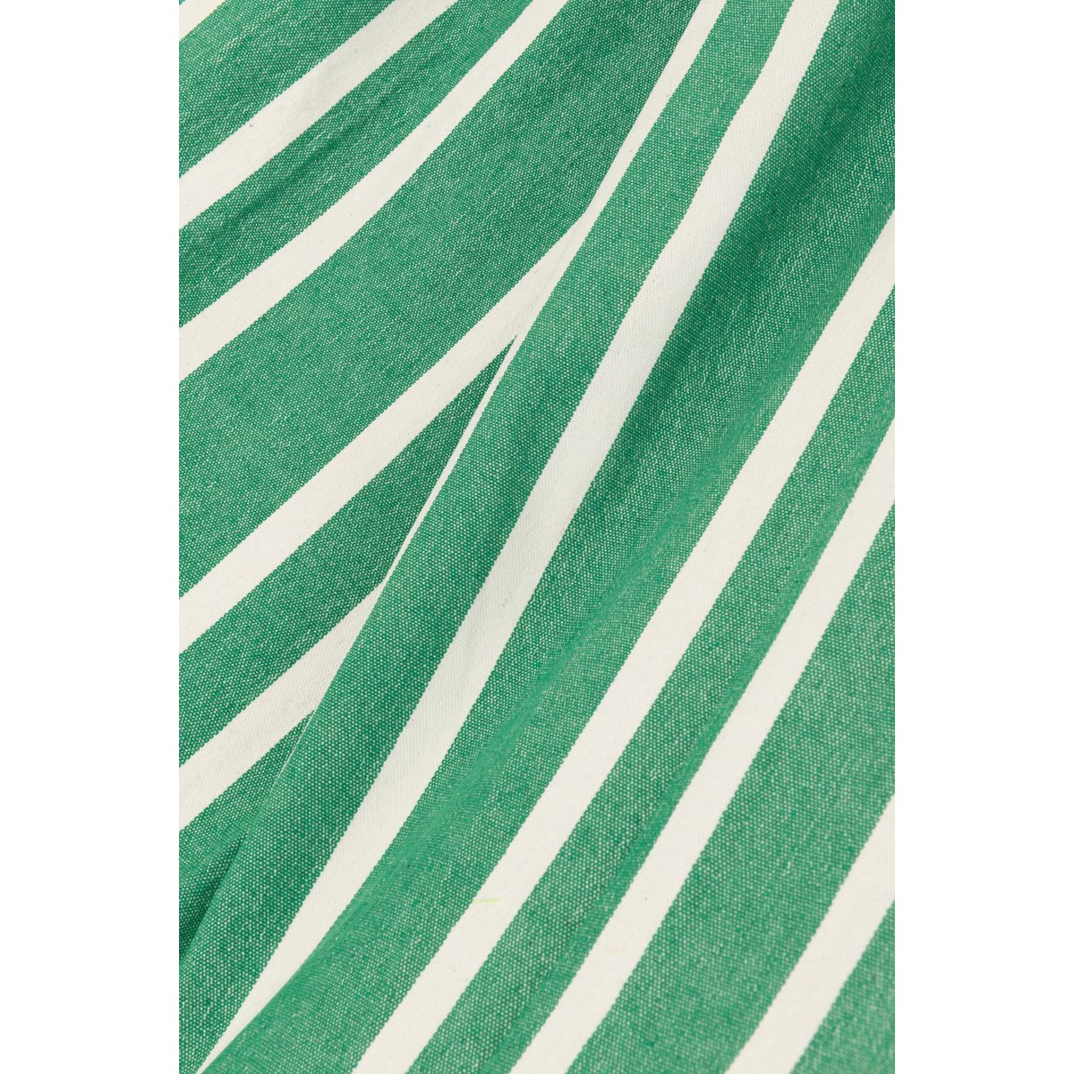 Hamac J-Line rayé vert foncé et blanc, vue d'ensemble