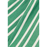 Hamac J-Line rayé vert foncé et blanc, vue d'ensemble
