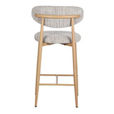 Chaise de bar de cuisine japandi okura (ensemble de 2)