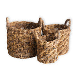 Panier Rinjani, taille Ø 38 cm, pour le linge ou les jouets