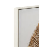 Toile murale J-Line Ibiza Circle - design élégant en crème et blanc