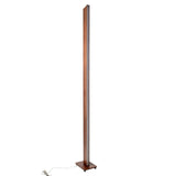 Lampadaire LED "Madera" h: 152cm naturel