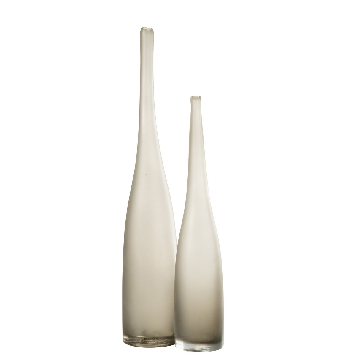 Vase Yara Flute J-Line sur une table, ajout décoratif chic