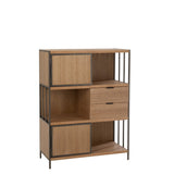 Armoire J-Line en bois et métal vue de face