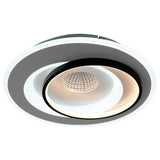 LED PLACE LED EFFET 3D "Malea" Ø 49 cm, avec de nombreuses fonctions, y compris la télécommande