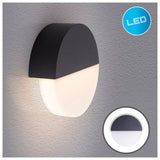 Lampe murale LED "Sobrio", en métal et en plastique en anthracite, avec LED intégré