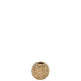 Vase Yumi Bol en bambou naturel de J-Line, design élégant et bohème