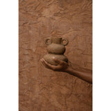 Vase Earthen Balance en terre cuite avec texture granuleuse et fini sable