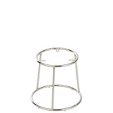 Tabouret J-Line en métal argenté, design contemporain et élégant
