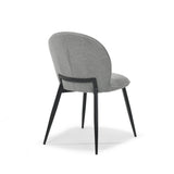 Chaise cuba tissu aragon gris