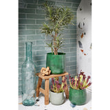 Pot de fleurs intérieur Benson Gris clair