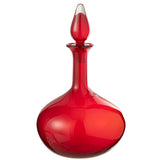 Détail du vase J-Line, en verre multicolore, idéal pour la décoration