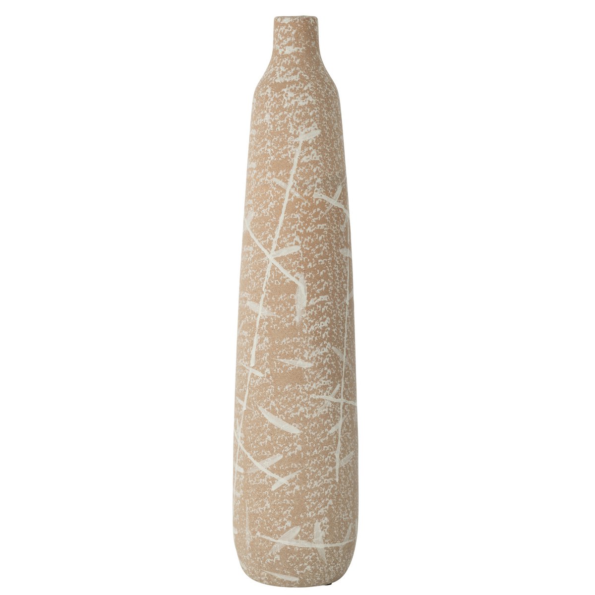 Vase Dune J-Line en céramique, ambiance décorative dans un salon