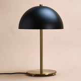 Lampe de table Lola dorée et noire