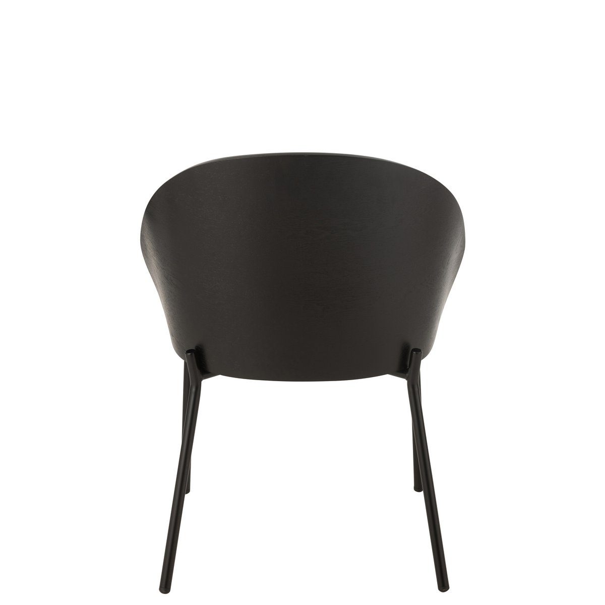 Chaise J-Line Lone, vue latérale montrant les pieds en métal