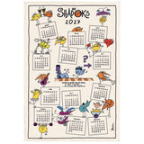 Torchon Shadoks Calendrier 2027 Ecru 48 x 72