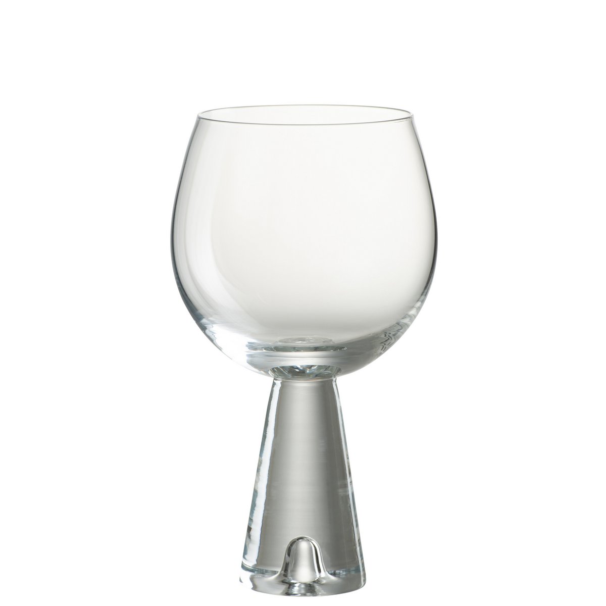 Verre de doyen J-Line, présentation avec bouteille de vin