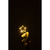 Père Noël LED Étoile en résine, ambiance festive dans un salon