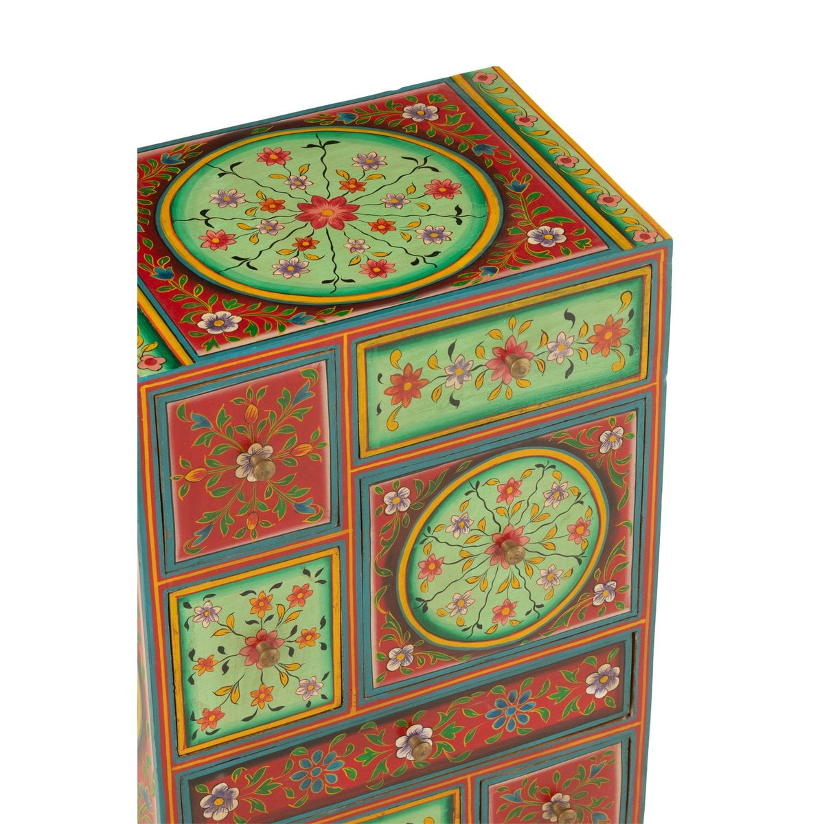 Ambiance décorative avec l'armoire J-line en bois de mangue