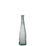 Détail du Vase Noah, verre transparent avec finition élégante