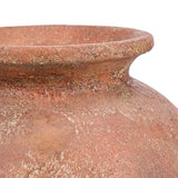 Détail du vase Clay Silence - texture et couleur de la terre cuite