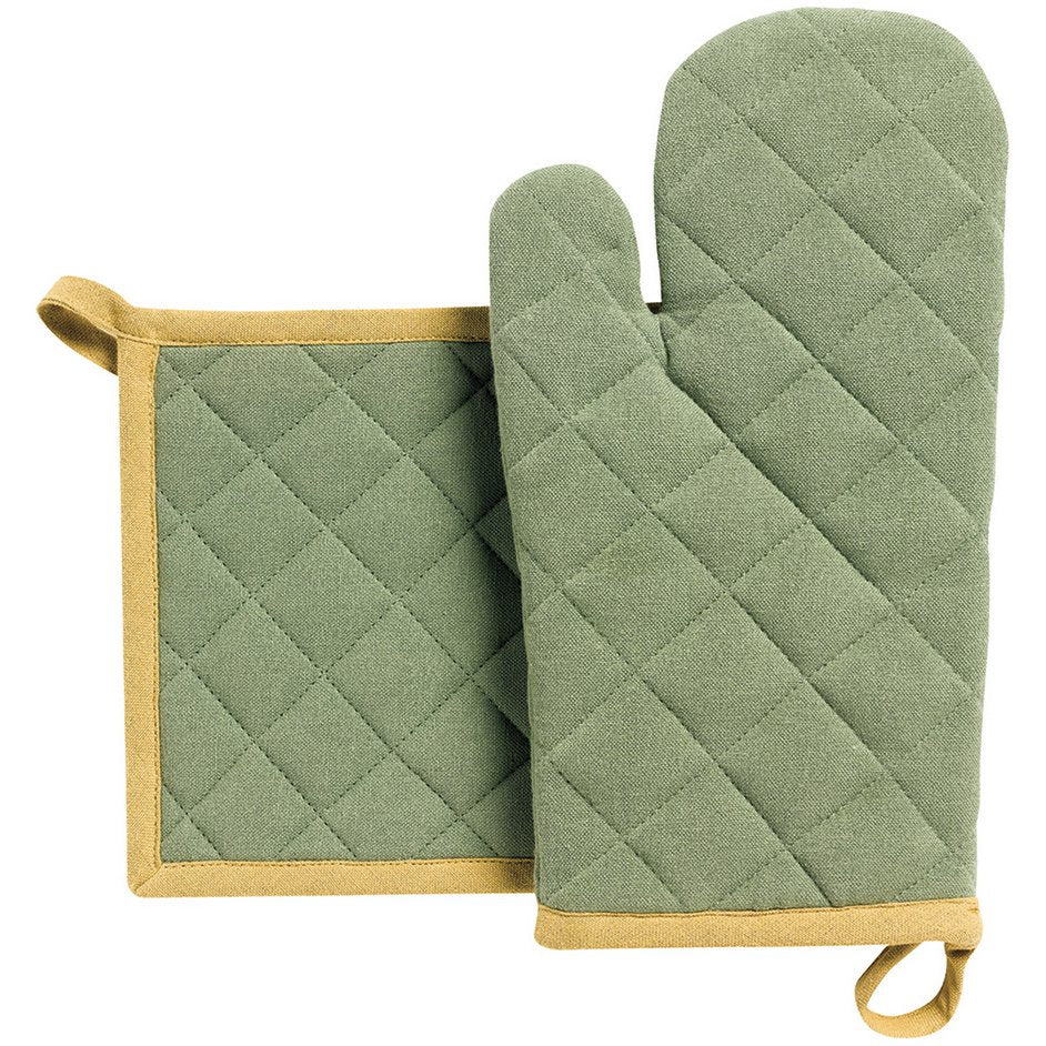 Gant de cuisine recyclé Grace Matcha - vue avant