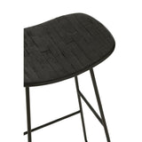 Vue latérale de la chaise J-Line rectangulaire