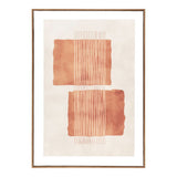Mina Impression sur toile, vue d'ensemble beige et marron