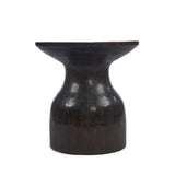 La table d'appoint Hourglass - Noyer foncé