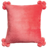 Coussin Tendre Pompons Malabar 45 x 45