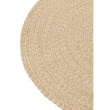 Tapis J-Line Miami Outdoor - Polyester Naturel et Blanc - Vue 1