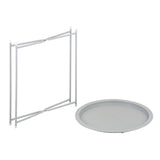 Tableuse Ø 47 H 51 2. Choisissez la table de balcon de table de jardin Terasses Table Round Alberta Metal Small Ver