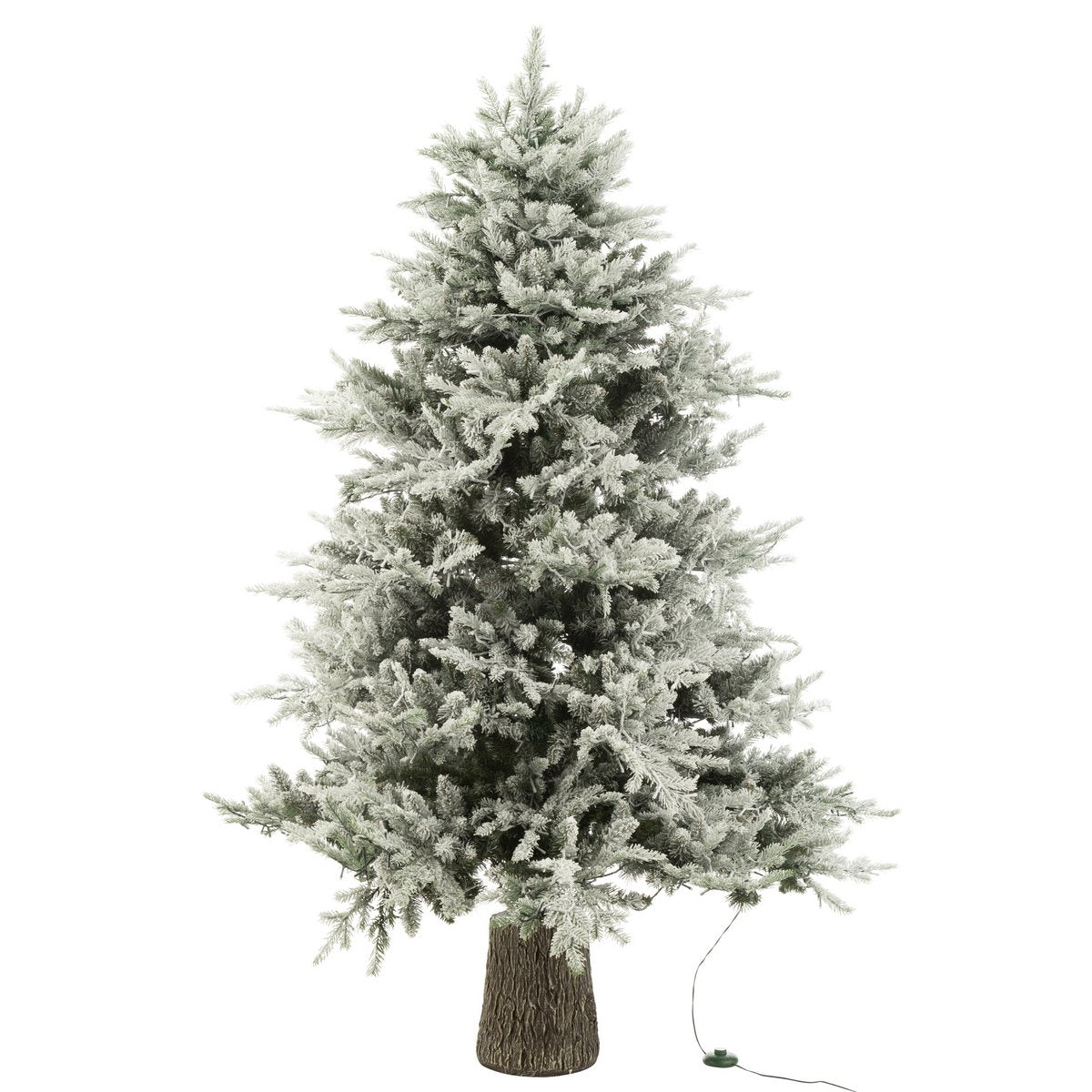 Détail du sapin de Noël J-Line en plastique blanc