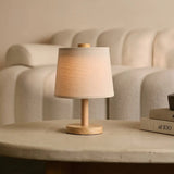 Lampe rechargeable en bois marron clair Rover