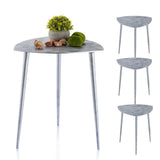 Table d'appoint Table décorative en métal en 4 parties ALSTER 40x45x40 cm Classe triangulaire.