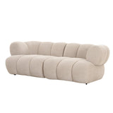 Canapé New York 2,5 places Beige - détail du revêtement