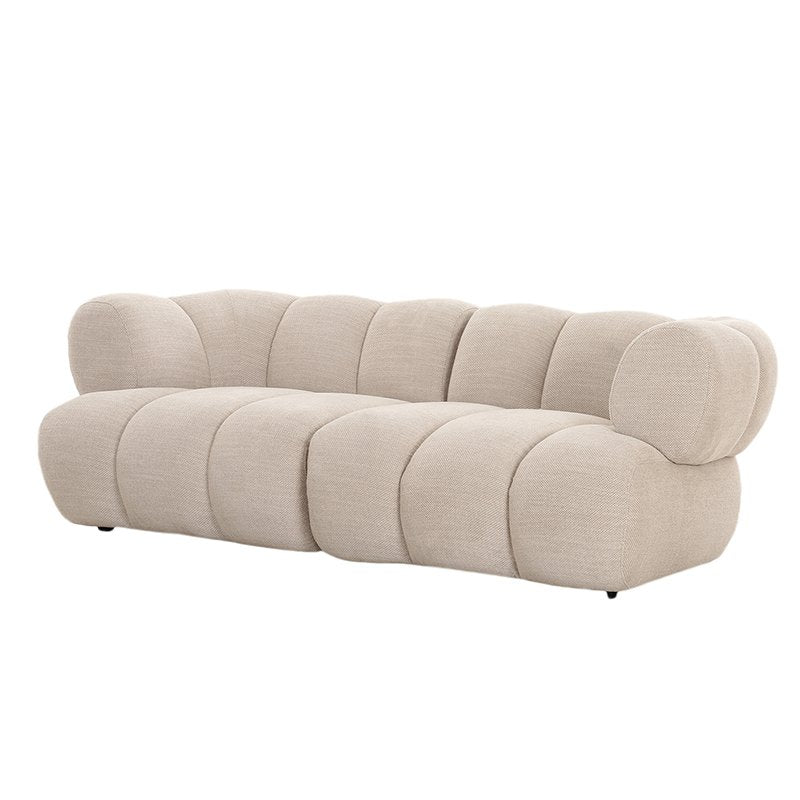 Canapé New York 2,5 places Beige - détail du revêtement