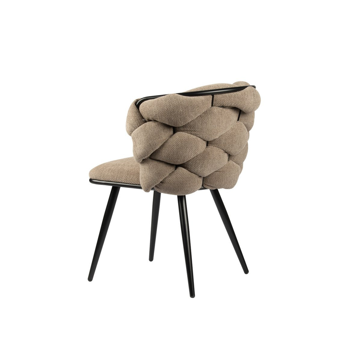 Chaise Rock marron - ambiance moderne dans un intérieur élégant
