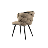 Chaise Rock marron - ambiance moderne dans un intérieur élégant