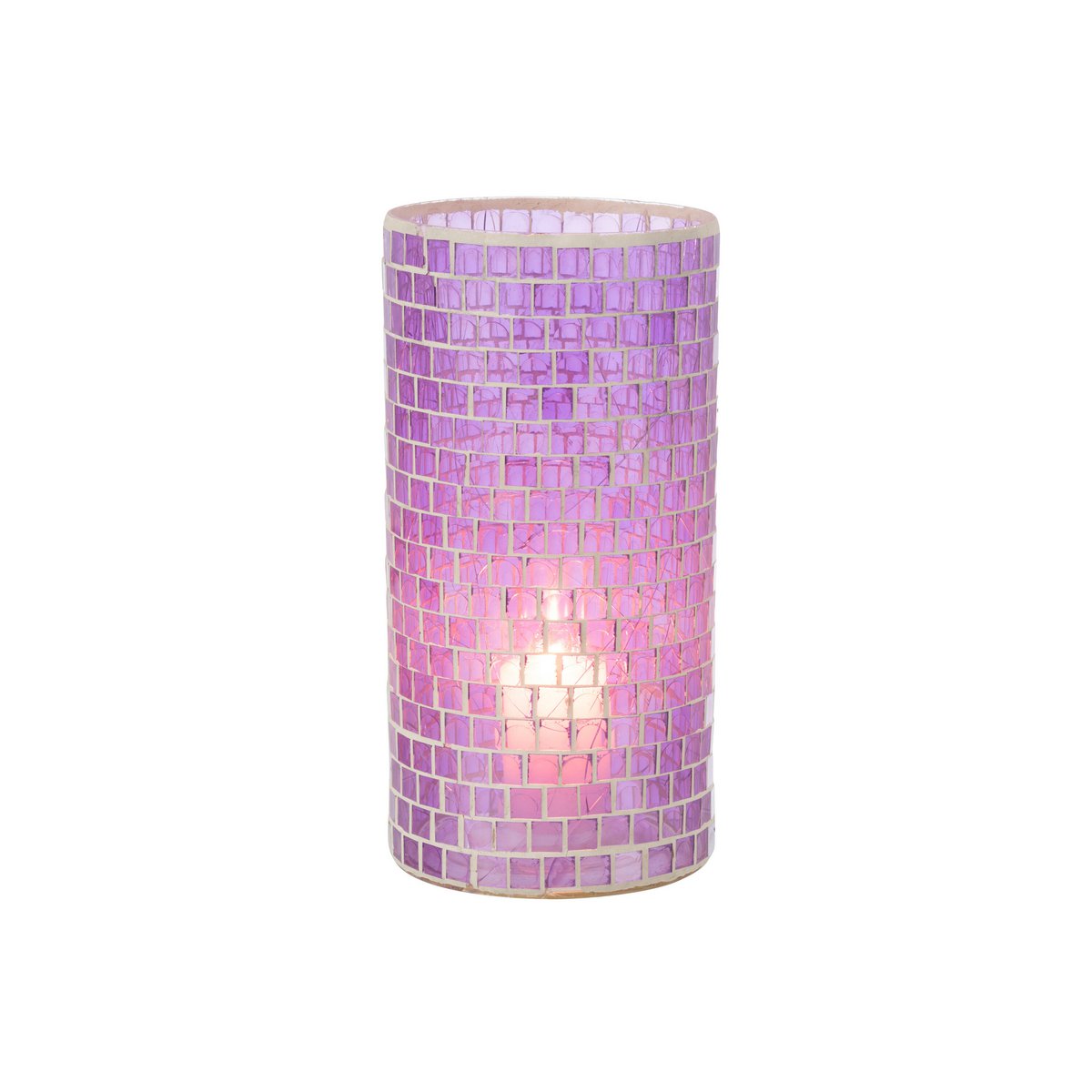 Vase J-Line Mosaic Round, détail du motif en mosaïque