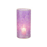 Vase J-Line Mosaic Round, détail du motif en mosaïque