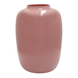 Vase en verre soufflé rose pastel